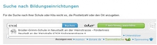 Schulengel Suche